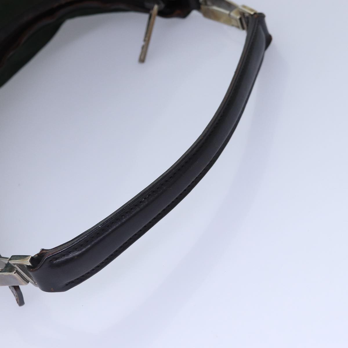 GUCCI Shoulder Bag Nylon Khaki 000 0602 87341