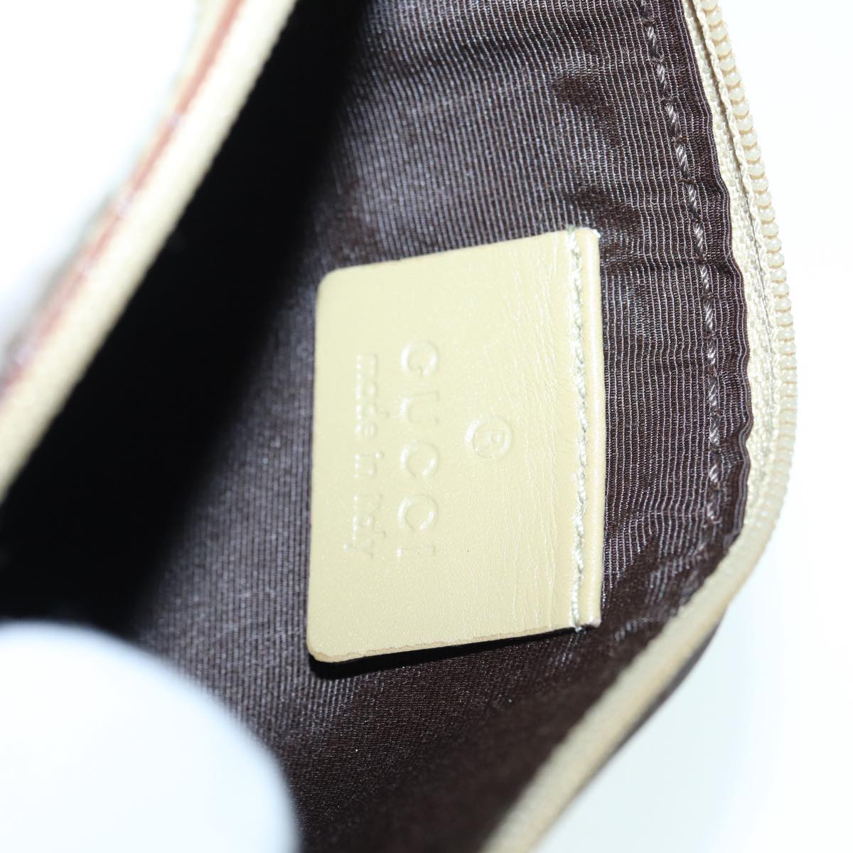 GUCCI GG Canvas Shoulder Bag Beige 90644 87426