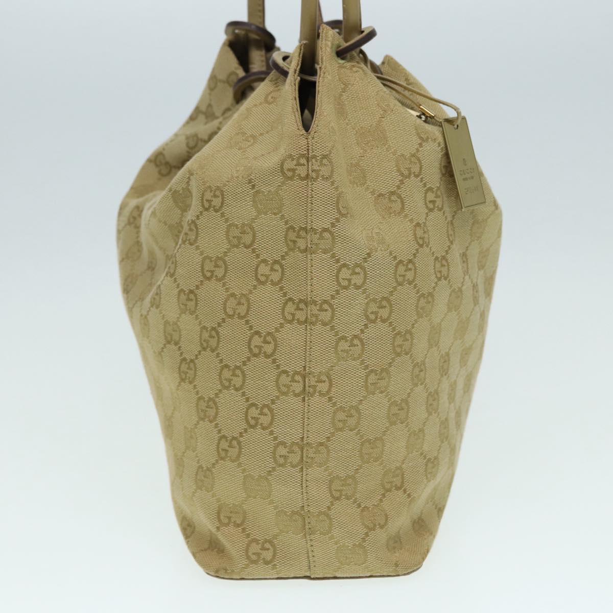GUCCI GG Canvas Shoulder Bag Beige 90644 87426