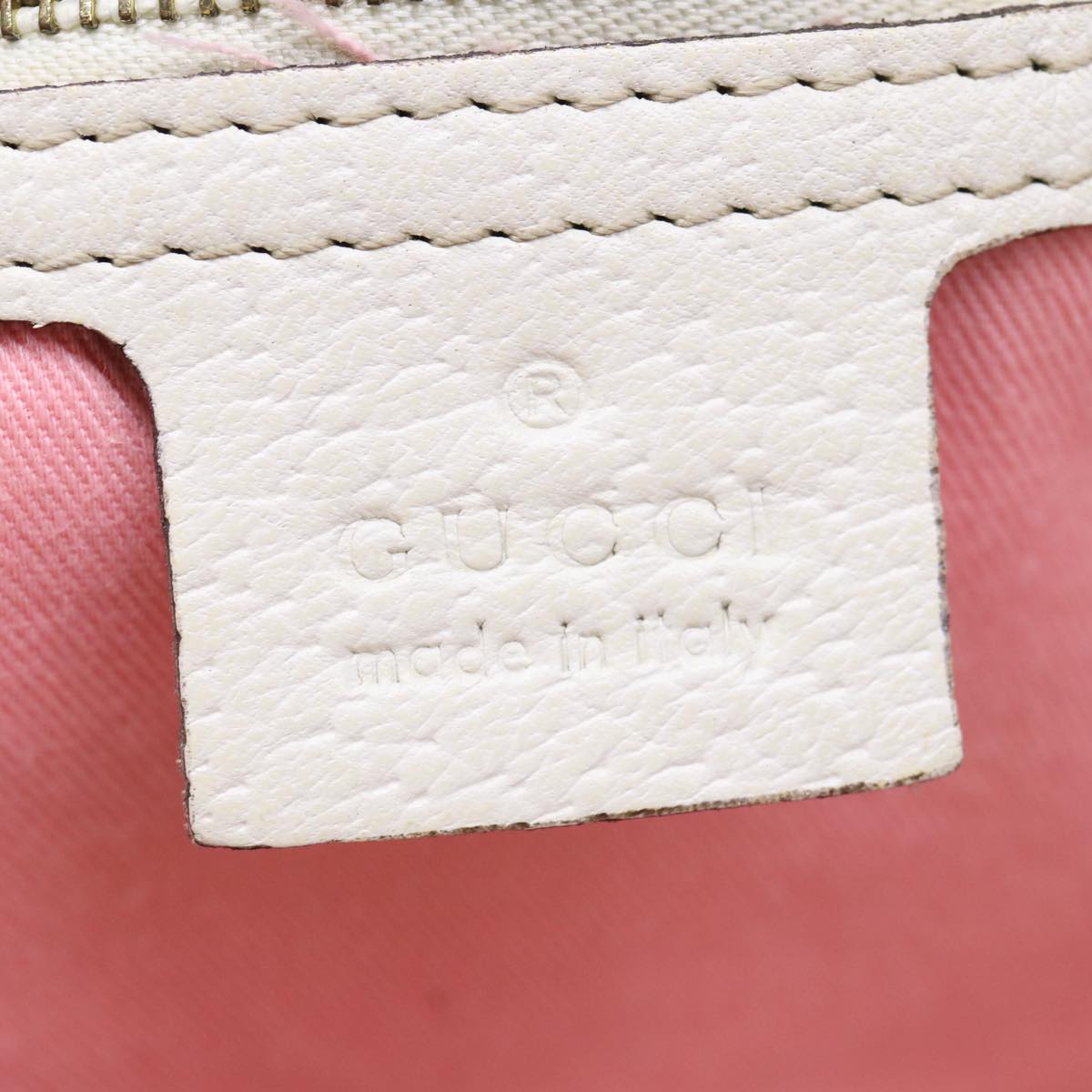 GUCCI GG Canvas Shoulder Bag Pink Gold 154981 87427