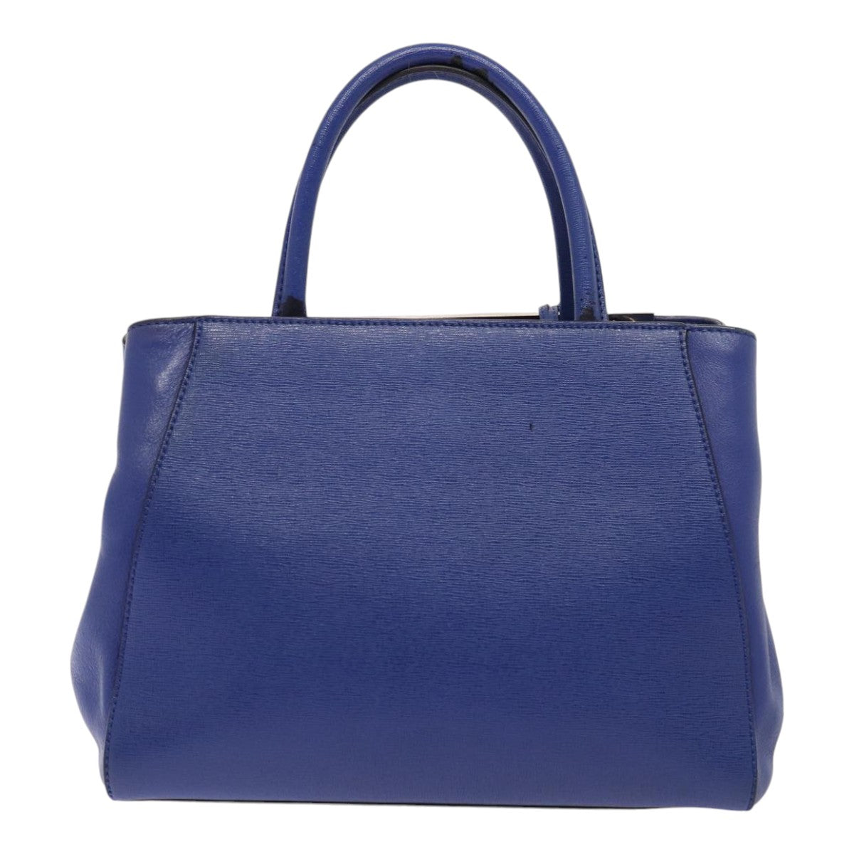 FENDI To joule Hand Bag Leather 2way Blue 87435