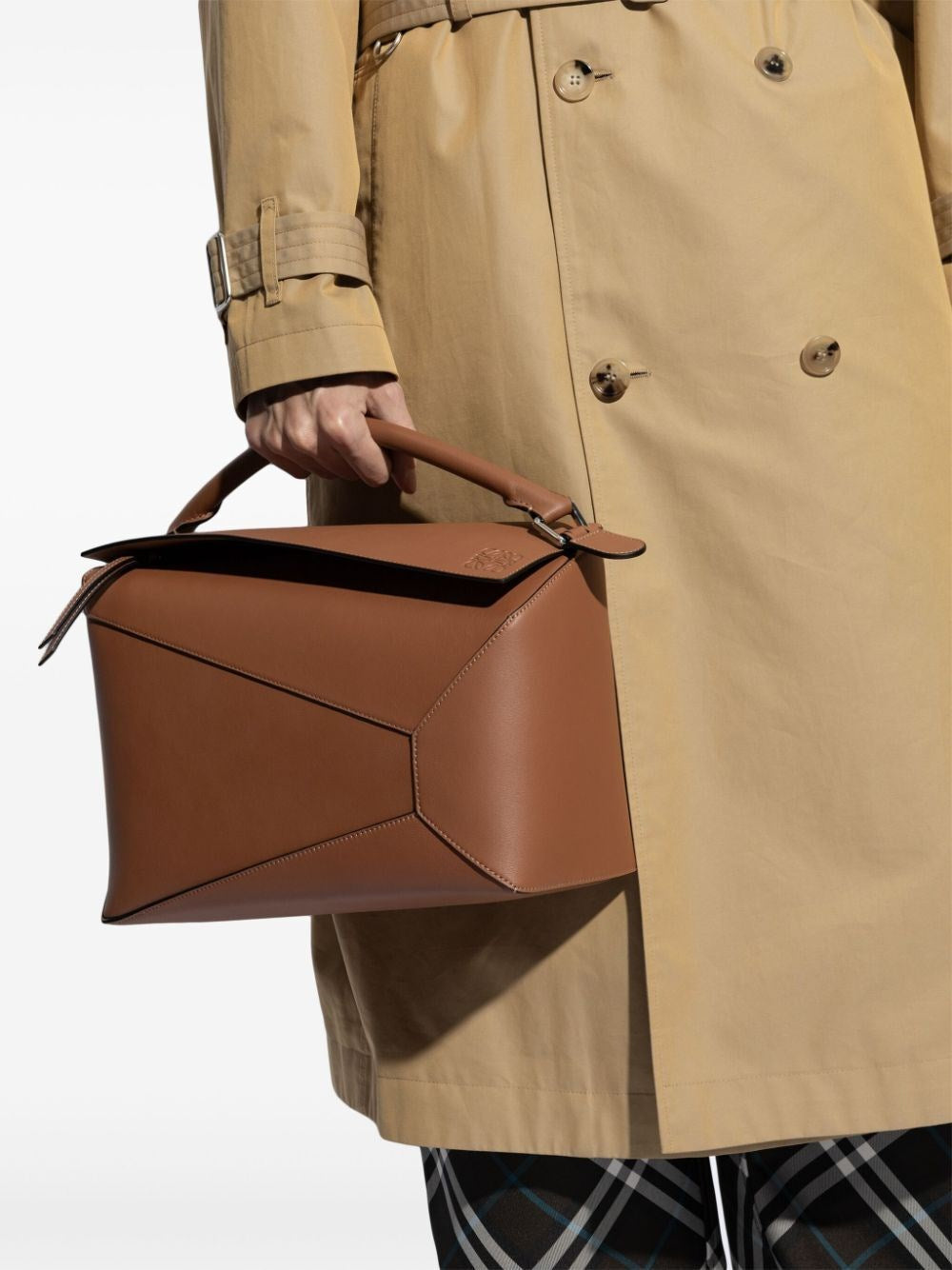 Loewe Men Large Puzzle Bag In Classic Calfskin
