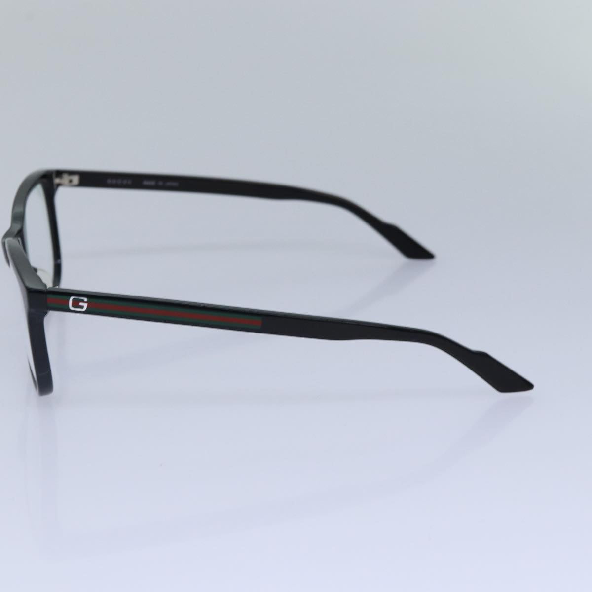GUCCI Web Sherry Line Date Glasses plastic Black Red Green 87728