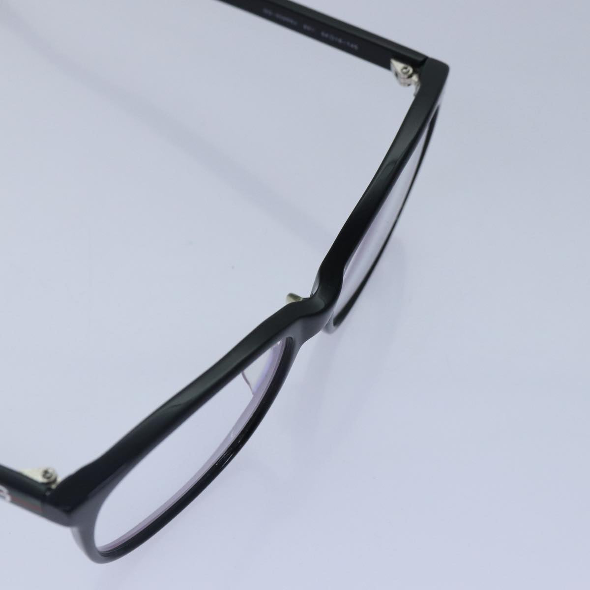 GUCCI Web Sherry Line Date Glasses plastic Black Red Green 87728