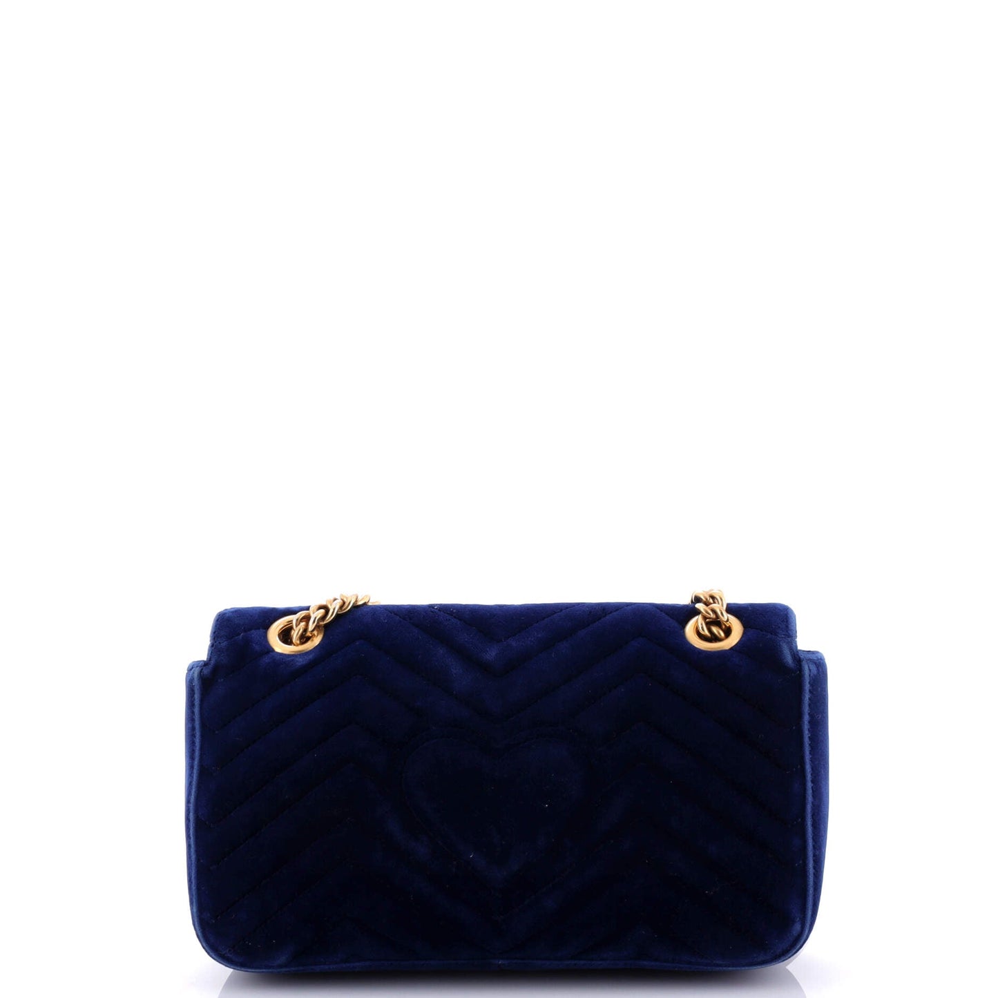 GG Marmont Flap Bag Embroidered Matelasse Velvet Small