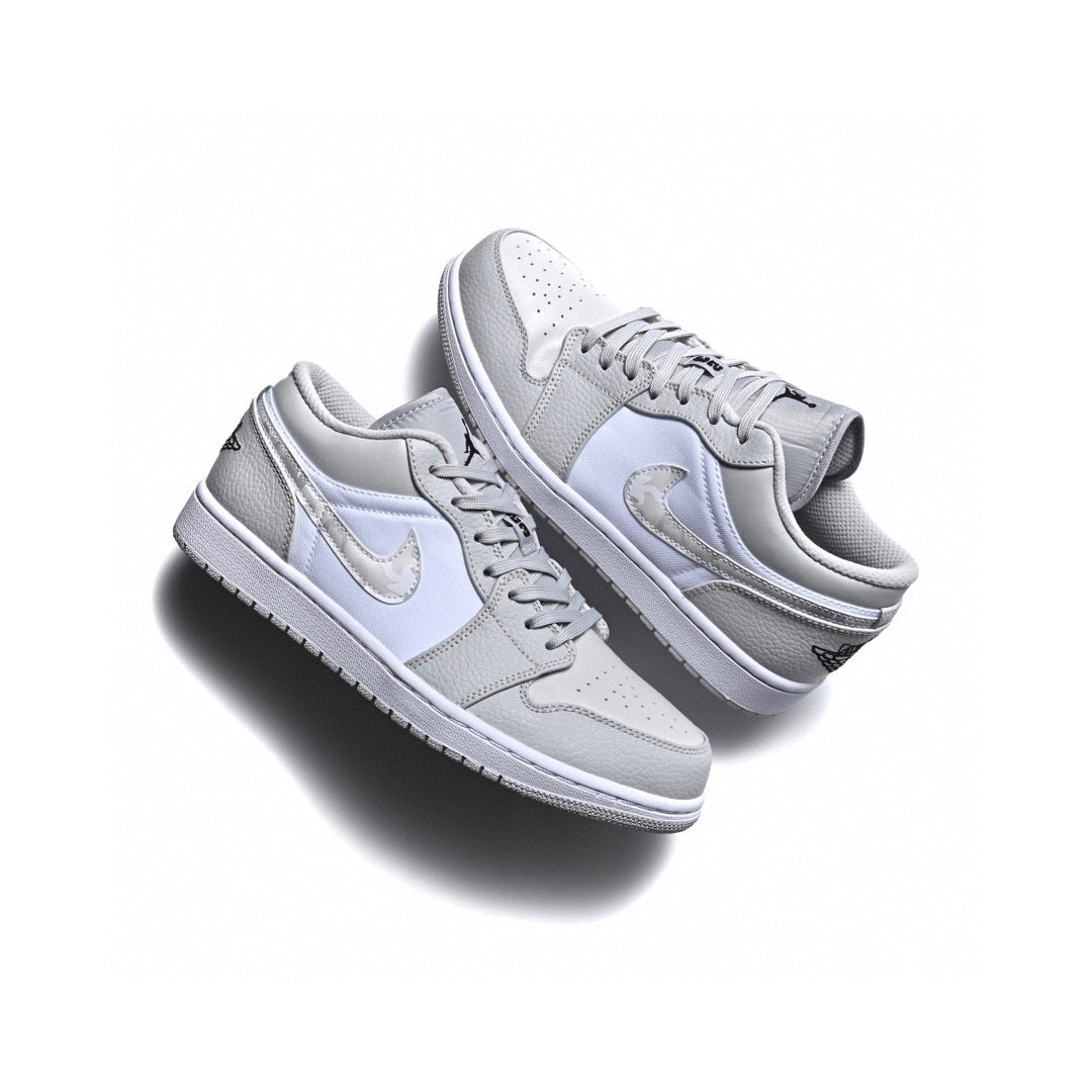 GLM - AJ1 low grey and white caGLMuflage