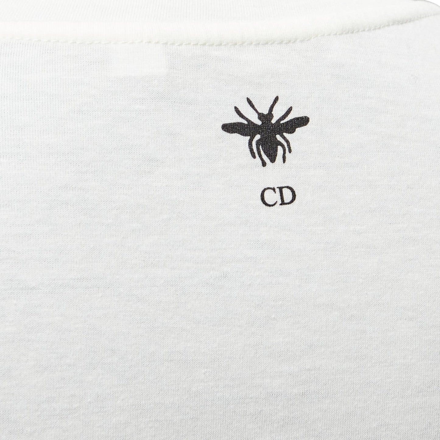 Dior Lucky Dior Zodiac Pixel Print Cotton Linen Short Sleeve Tshirt