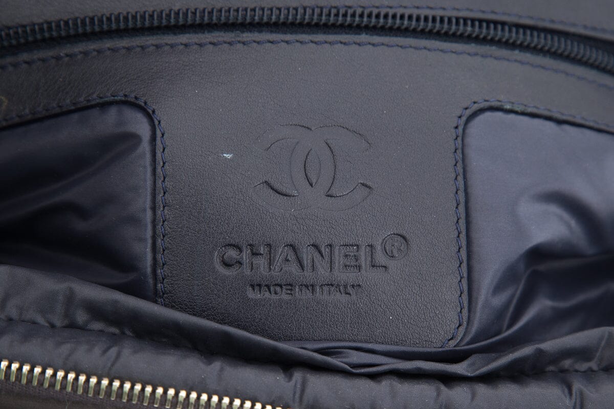 Chanel 2009 Winter Collection Grey Coco Cocoon Bowler Handbag