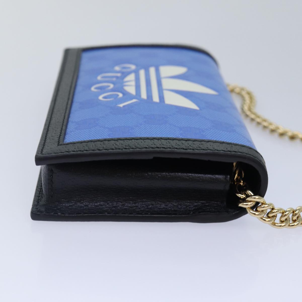GUCCI GG Supreme Adidas Collaboration Chain Shoulder Wallet 621892 88144A