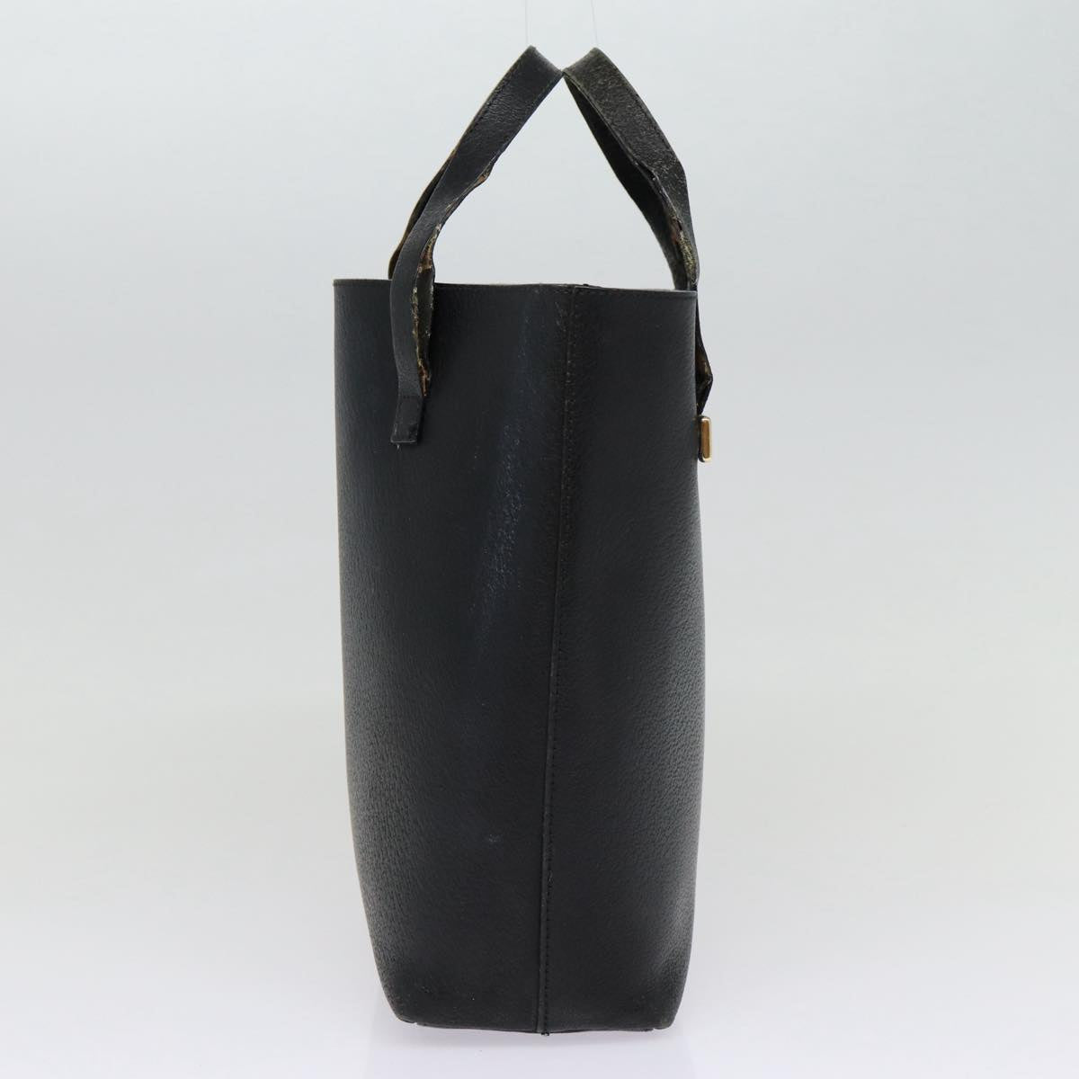 GUCCI Hand Bag Leather Black Gold 000 2058 0558 0 88166