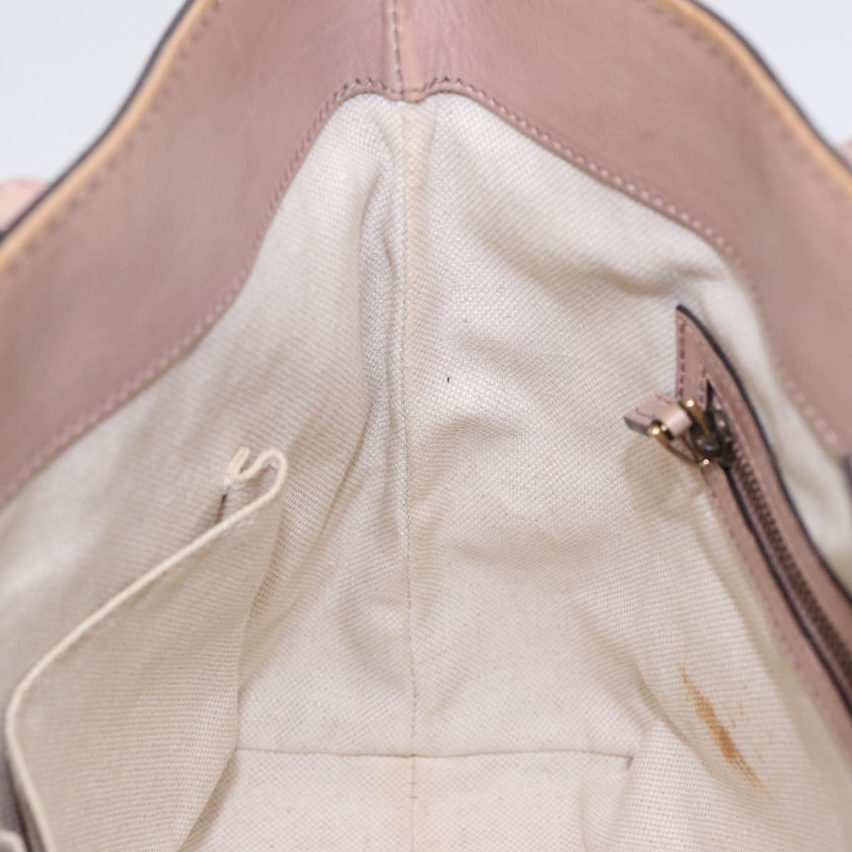 GUCCI GG Canvas Shoulder Bag Beige Gold 308604 88173