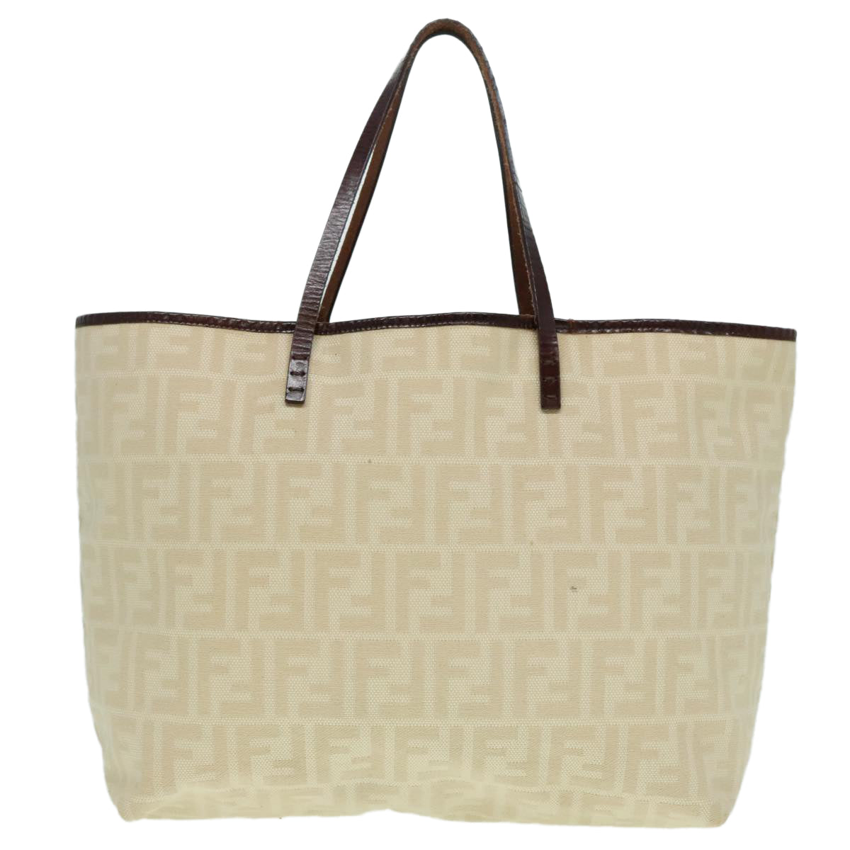 FENDI Zucca Canvas Tote Bag Beige 88269