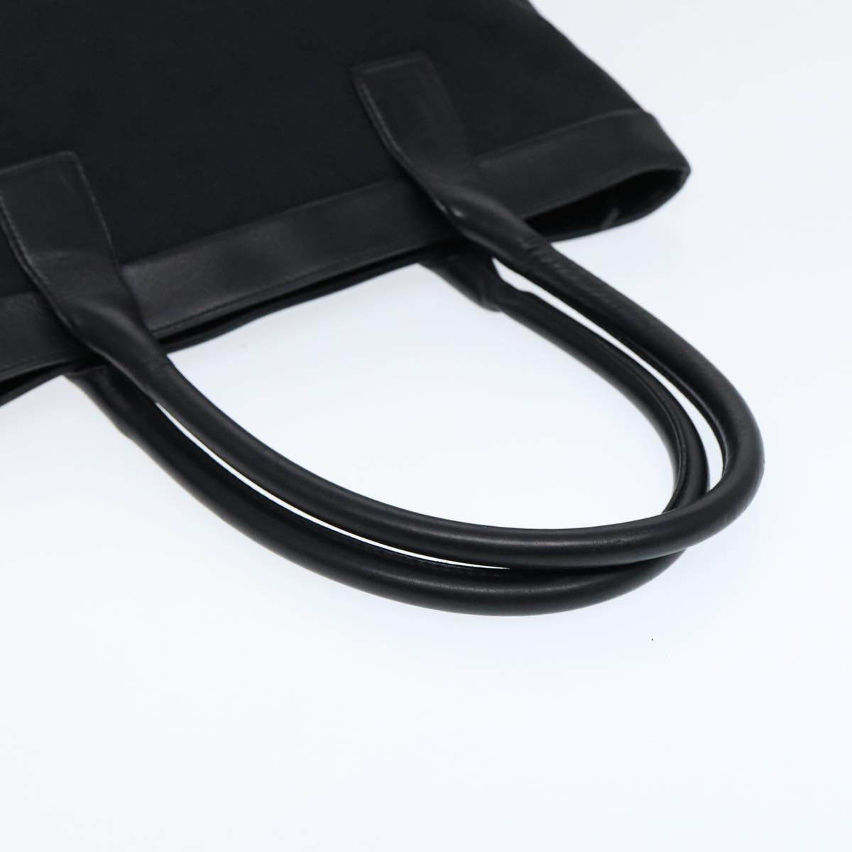GUCCI Tote Bag GG Canvas Black Silver 002 1119 88532