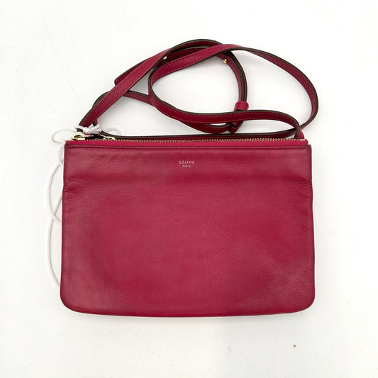 Celine Trio Crossbody Bag - Red Crossbody Bag LA375