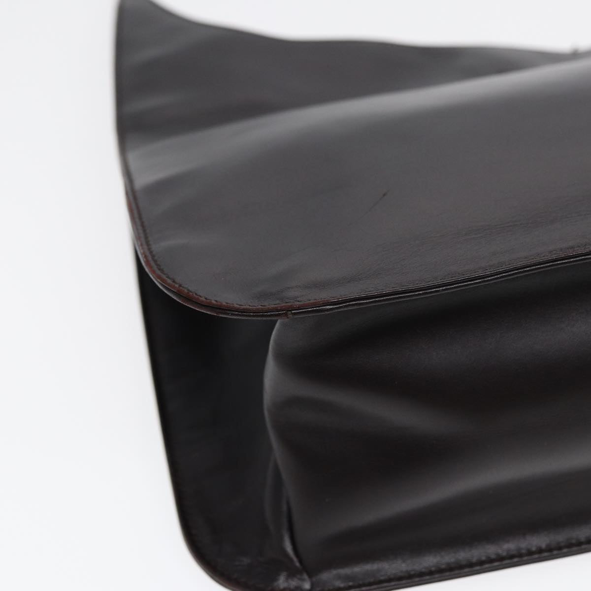 GUCCI Shoulder Bag Leather Black Silver 001 3167 88563