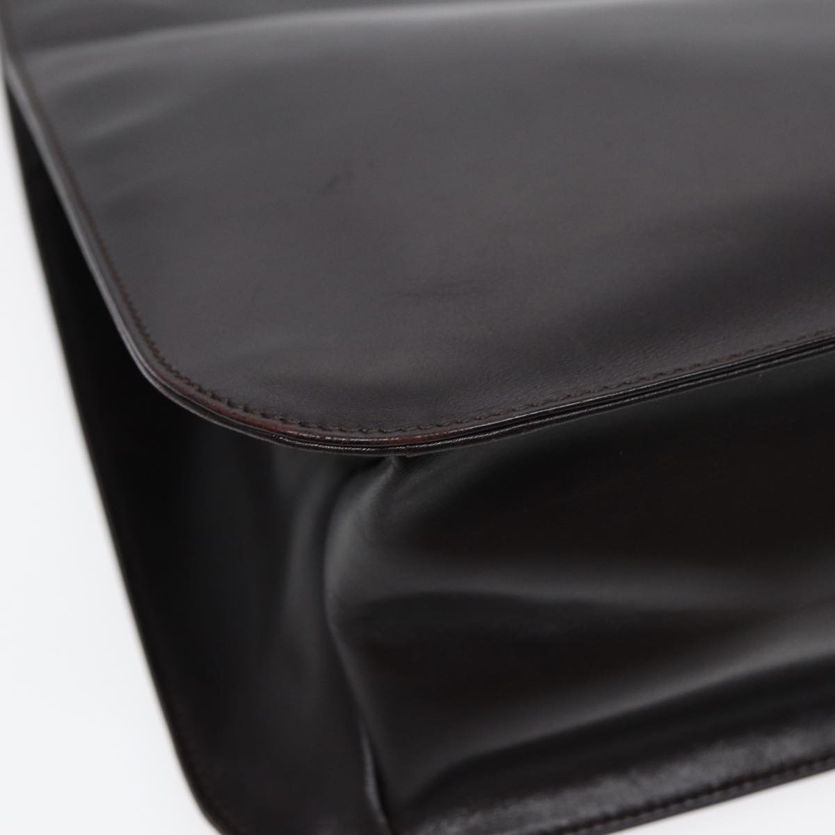 GUCCI Shoulder Bag Leather Black Silver 001 3167 88563
