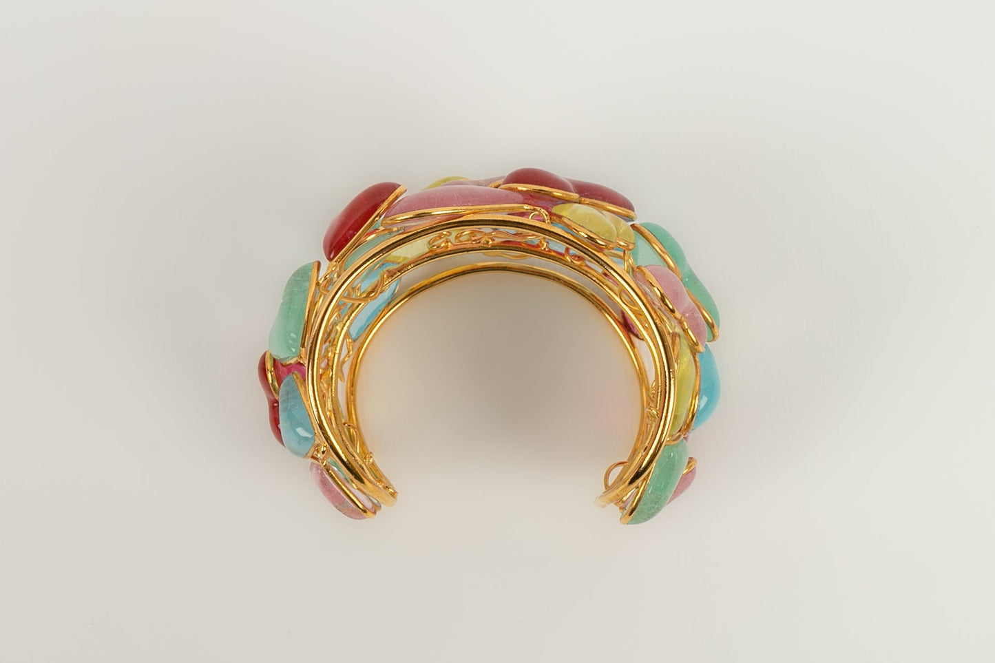Bracelet manchette "Coeurs" Augustine