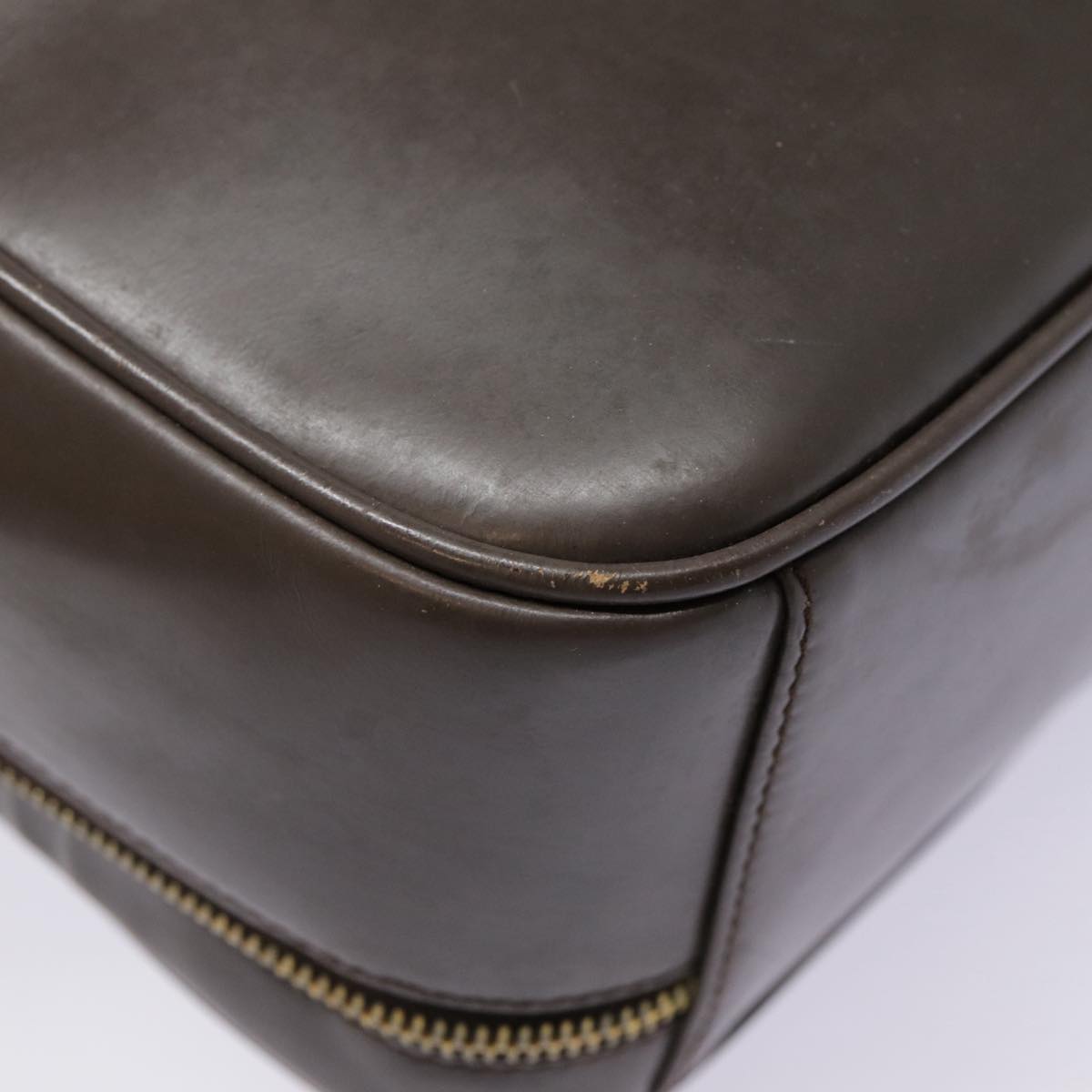 GUCCI Bamboo Hand Bag Leather Brown Gold 000 2040 0323 88959