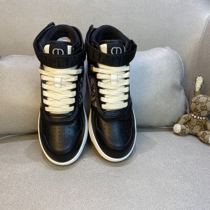 GLM - DIR  B27 BLACK HIGH-TOP SNEAKER