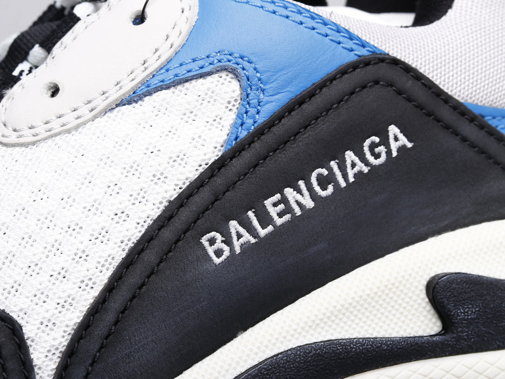 GLM - Bla Triple S Black And White Blue Sneaker