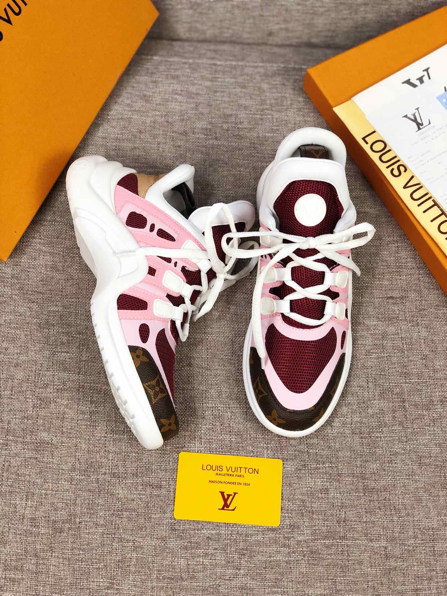 GLM - LUV Archlight Pink Brown Sneaker