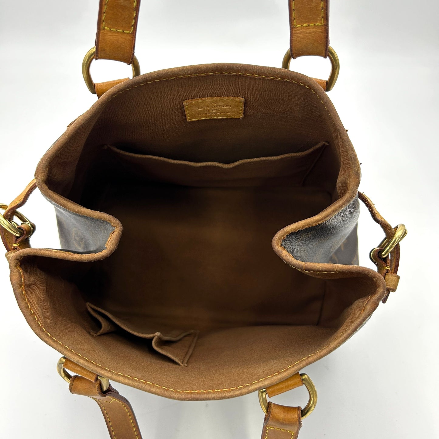 Louis Vuitton Batignolles Handbag Monogram Brown LA15368