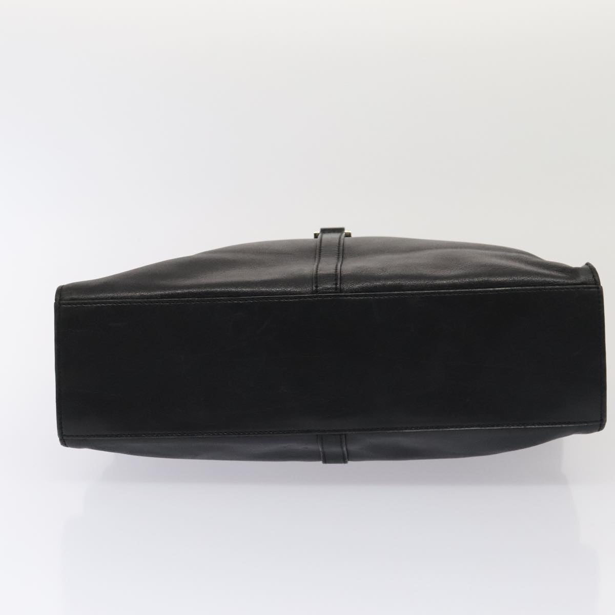 GUCCI Jackie Shoulder Bag Leather Black Silver 001 3355 1781 89451