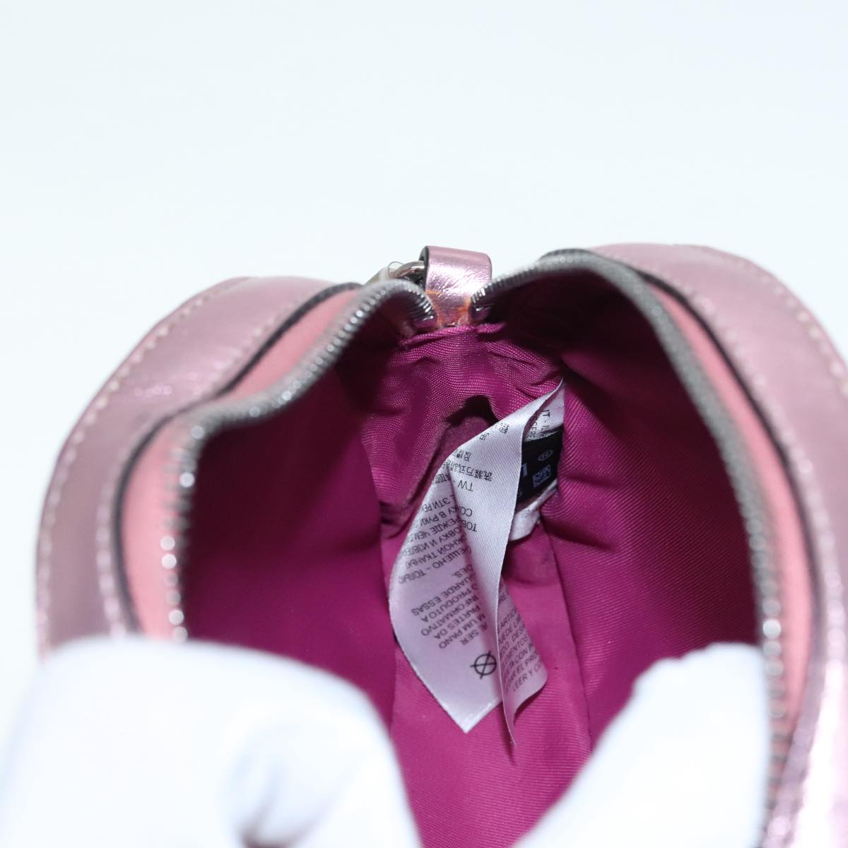 GUCCI Shoulder Bag Leather Pink Silver 550756 89608