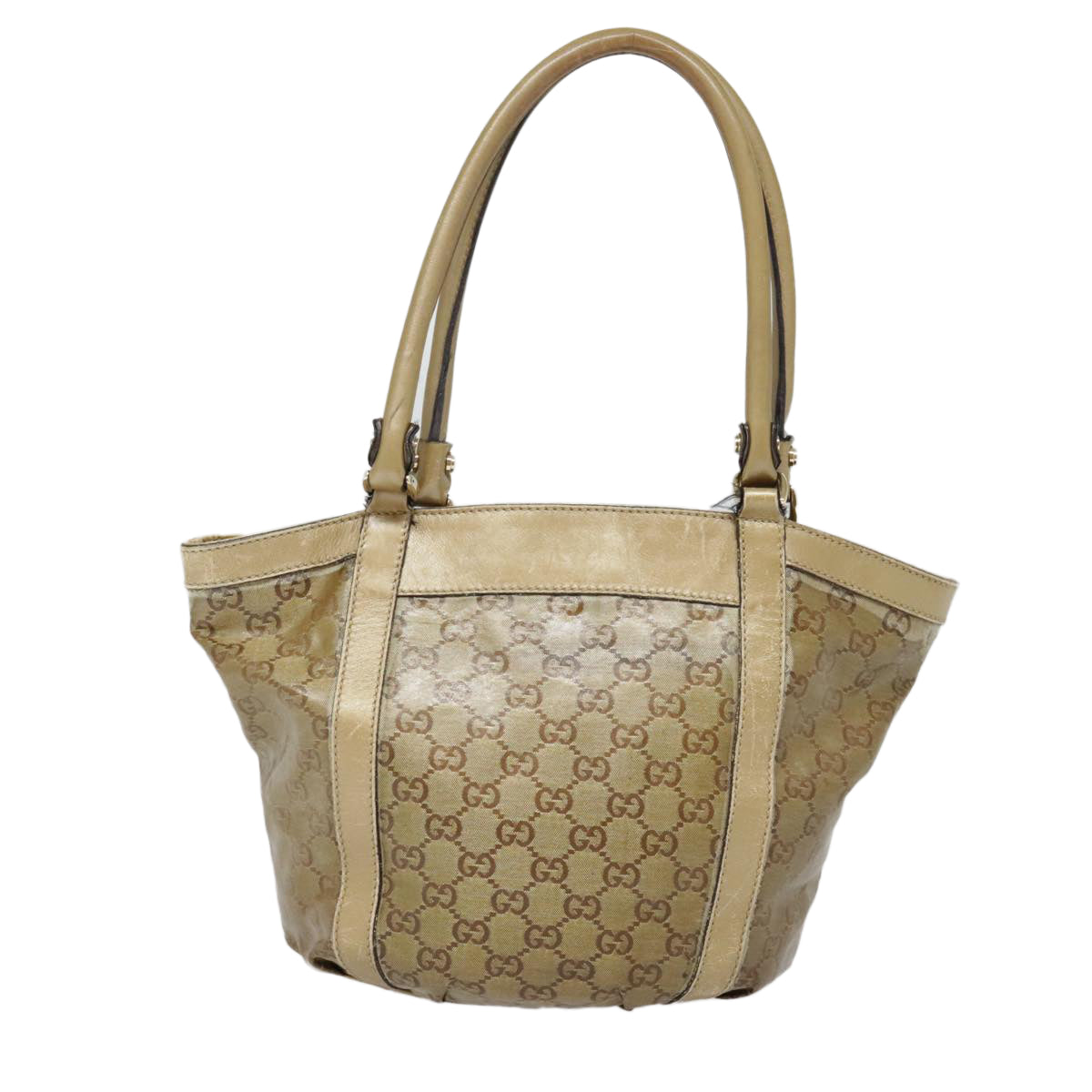 GUCCI GG Crystal Abbey Shoulder Bag Gold 211983 89623