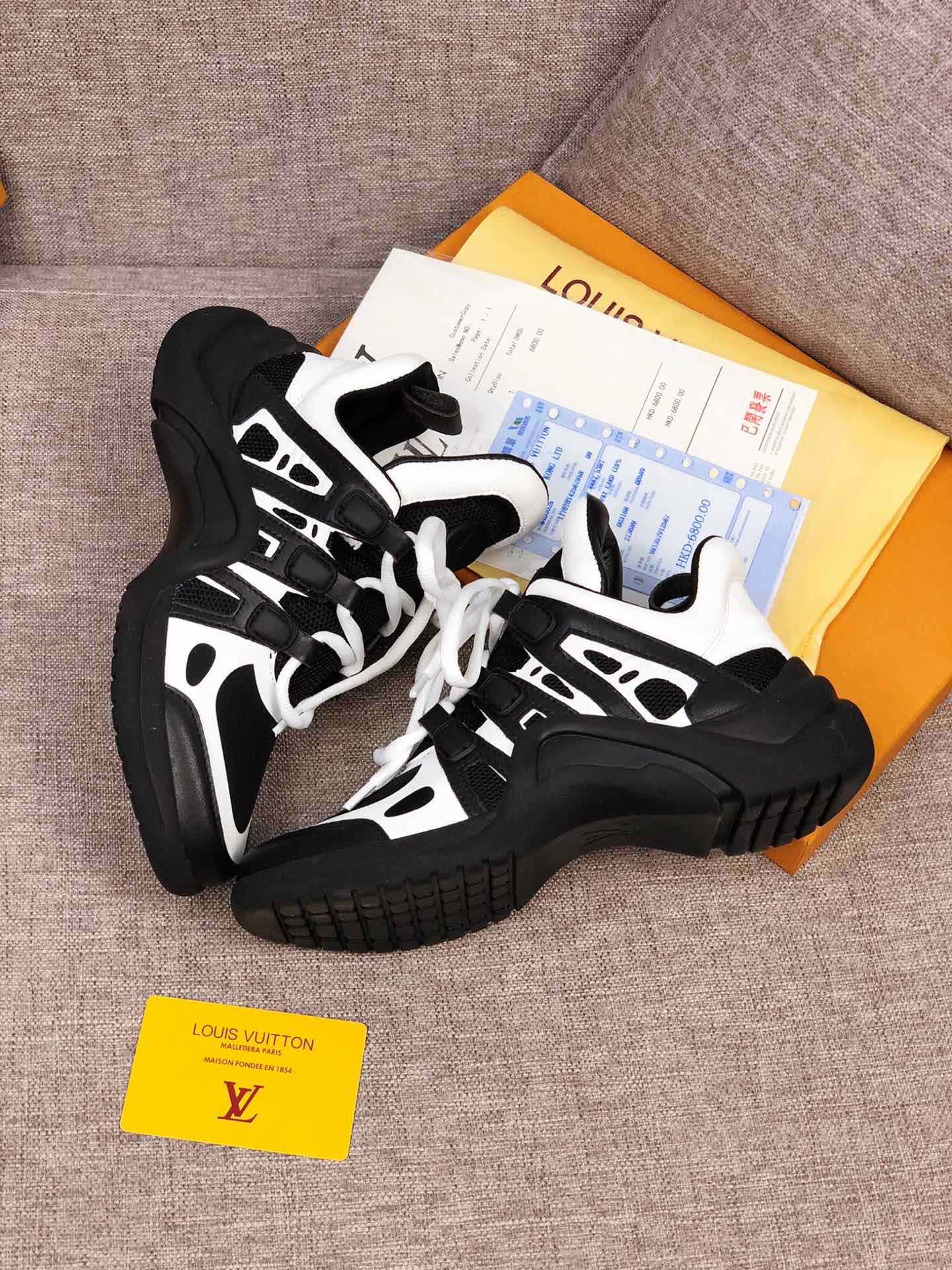 GLM - LUV Archlight Black White Sneaker