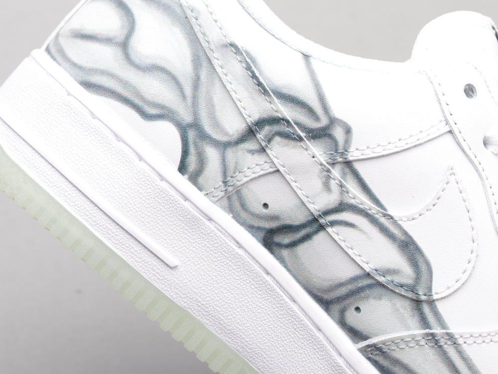 GLM - AF1 Skeleton Halloween White