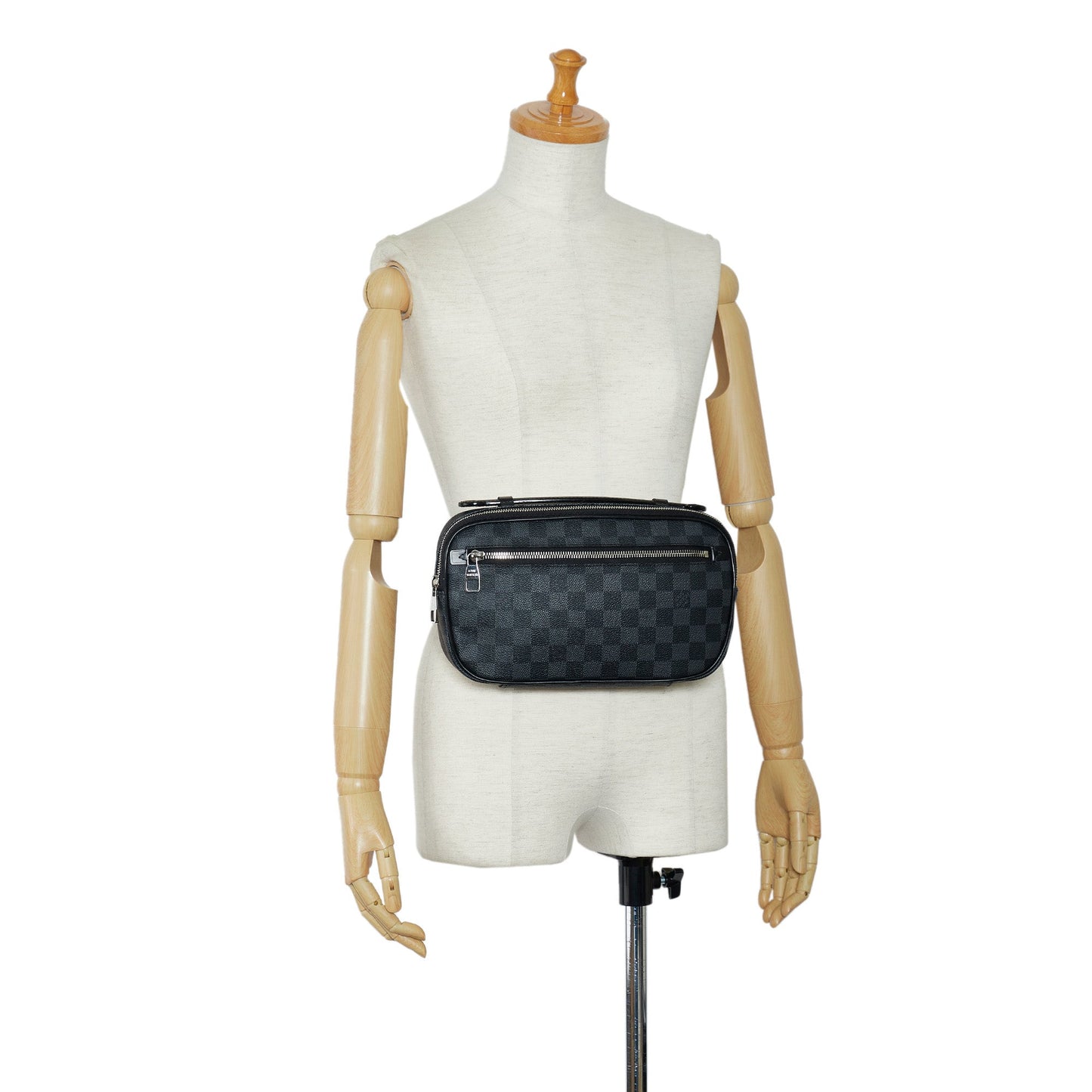 Louis Vuitton Ambler Black Damier Graphite Canvas