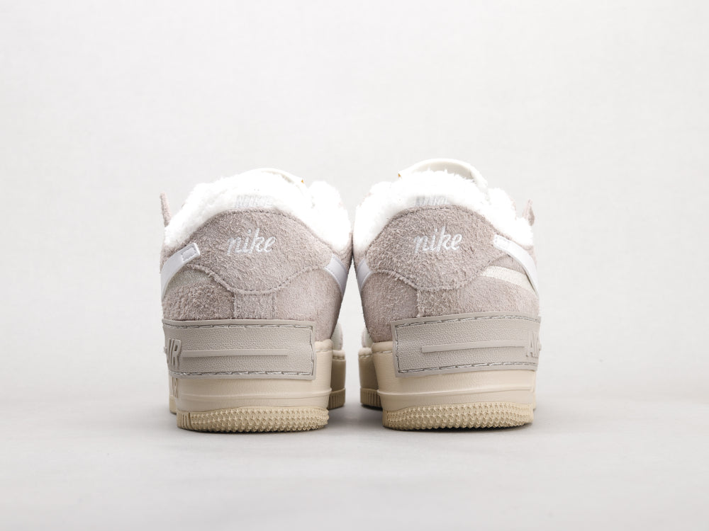 GLM - AF1 Shadow gray and white deconstructed plus velvet