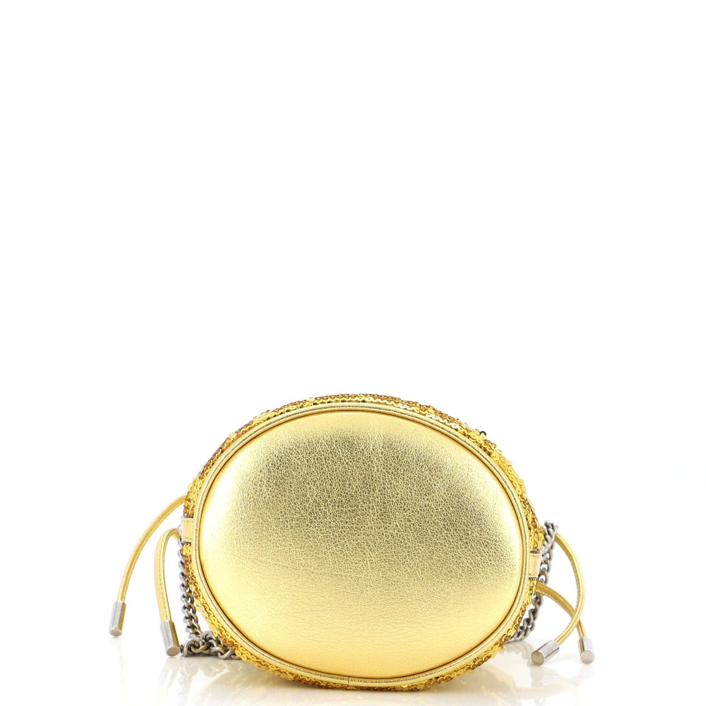 GG Marmont Bucket Bag Diagonal Quilted Sequins Mini
