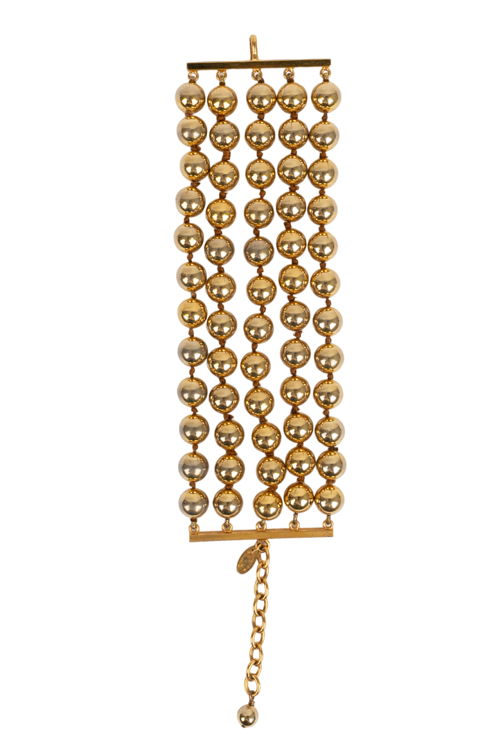 Bracelet de perles dorÃ©es Chanel