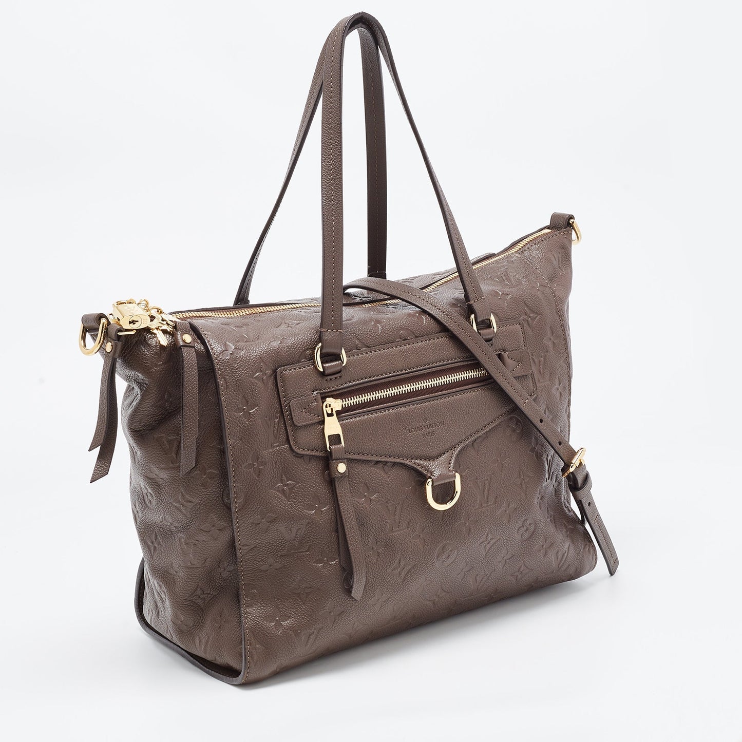 Louis Vuitton Earth Monogram Empreinte Leather Lumineuse Pm Bag
