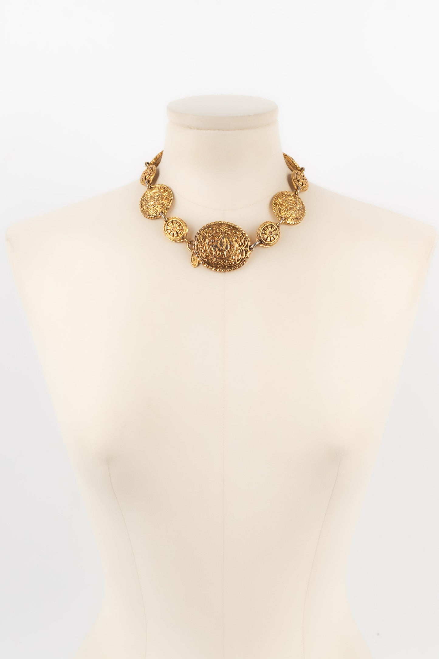 Collier dorÃƒÆ’Ã‚Â© Chanel 1980s
