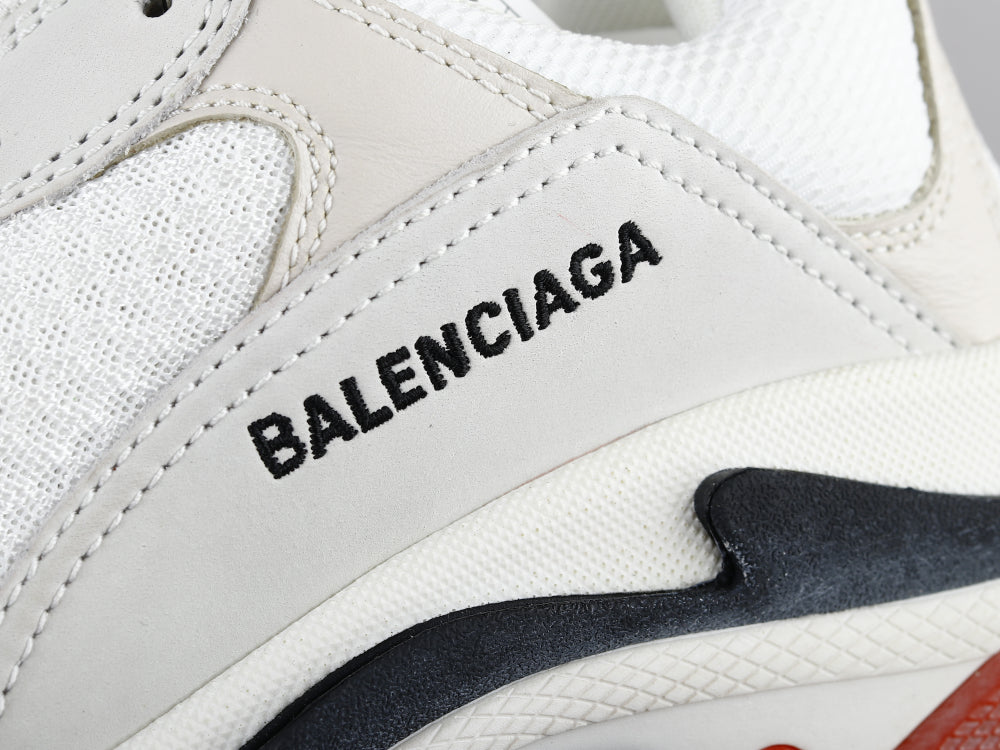 GLM - Bla Triple S White Red Sneaker