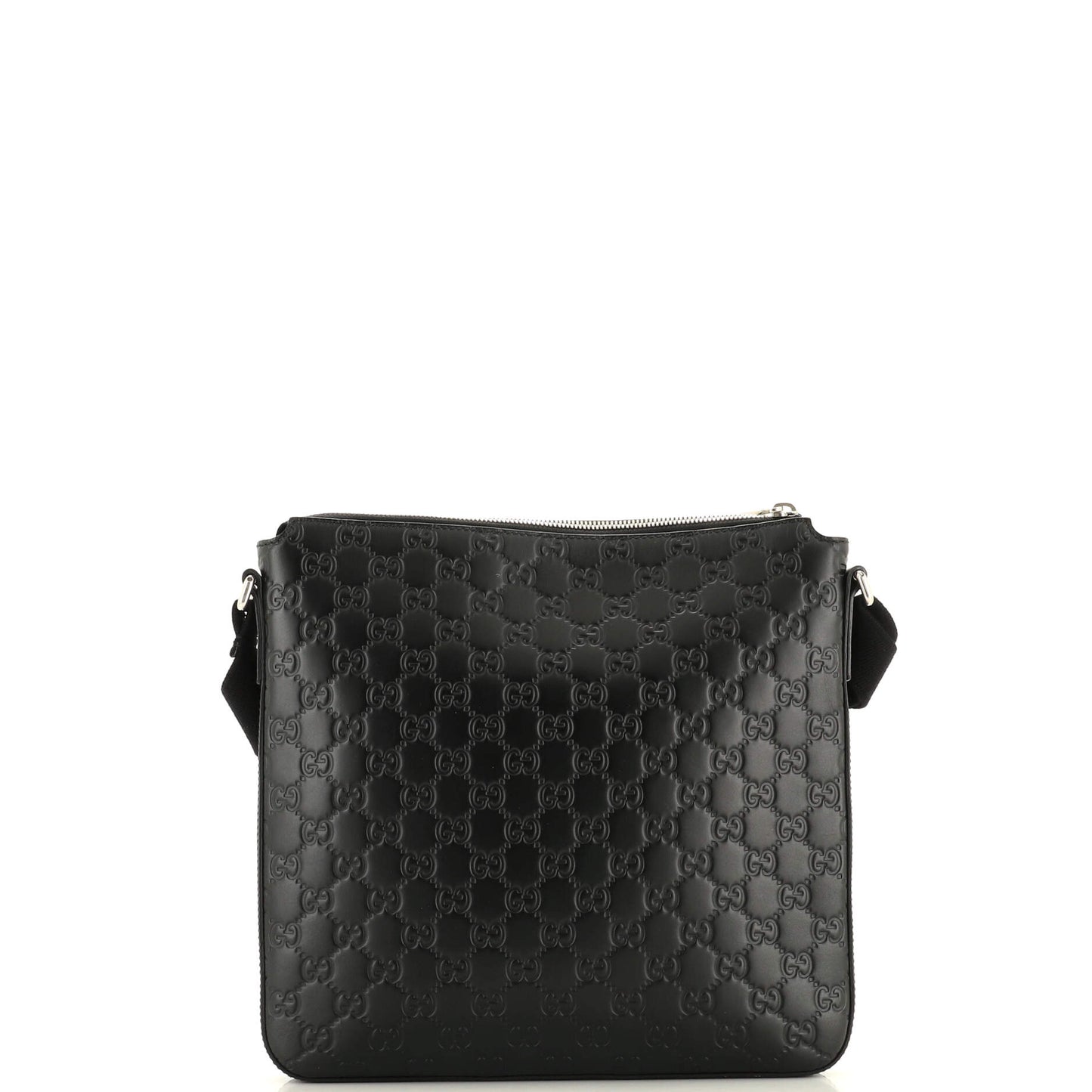Signature Zip Messenger Bag Guccissima Leather Medium