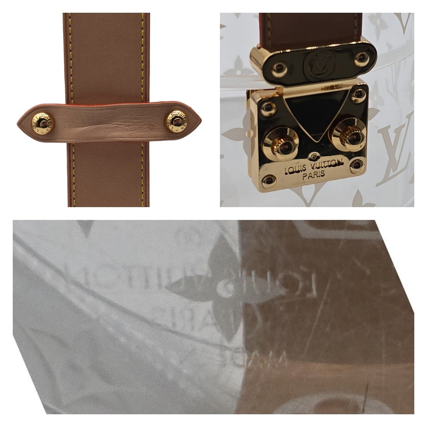 Louis Vuitton Letâ€™s Go BB Bandeau & Transparent Plexiglass Scott Box