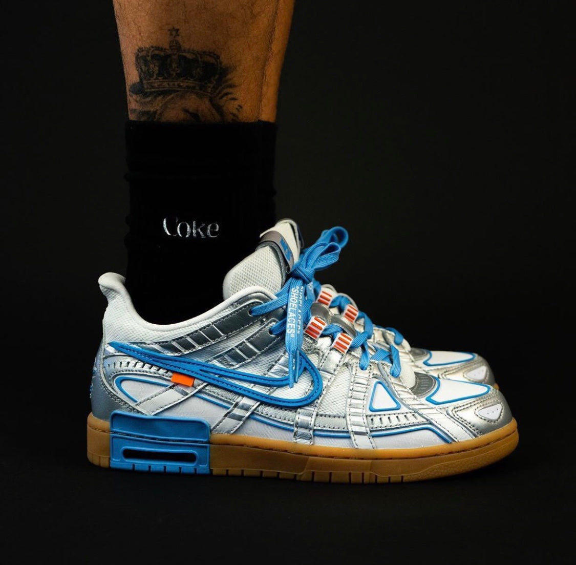 GLM - OW x Rubber Dunk North Carolina Blue