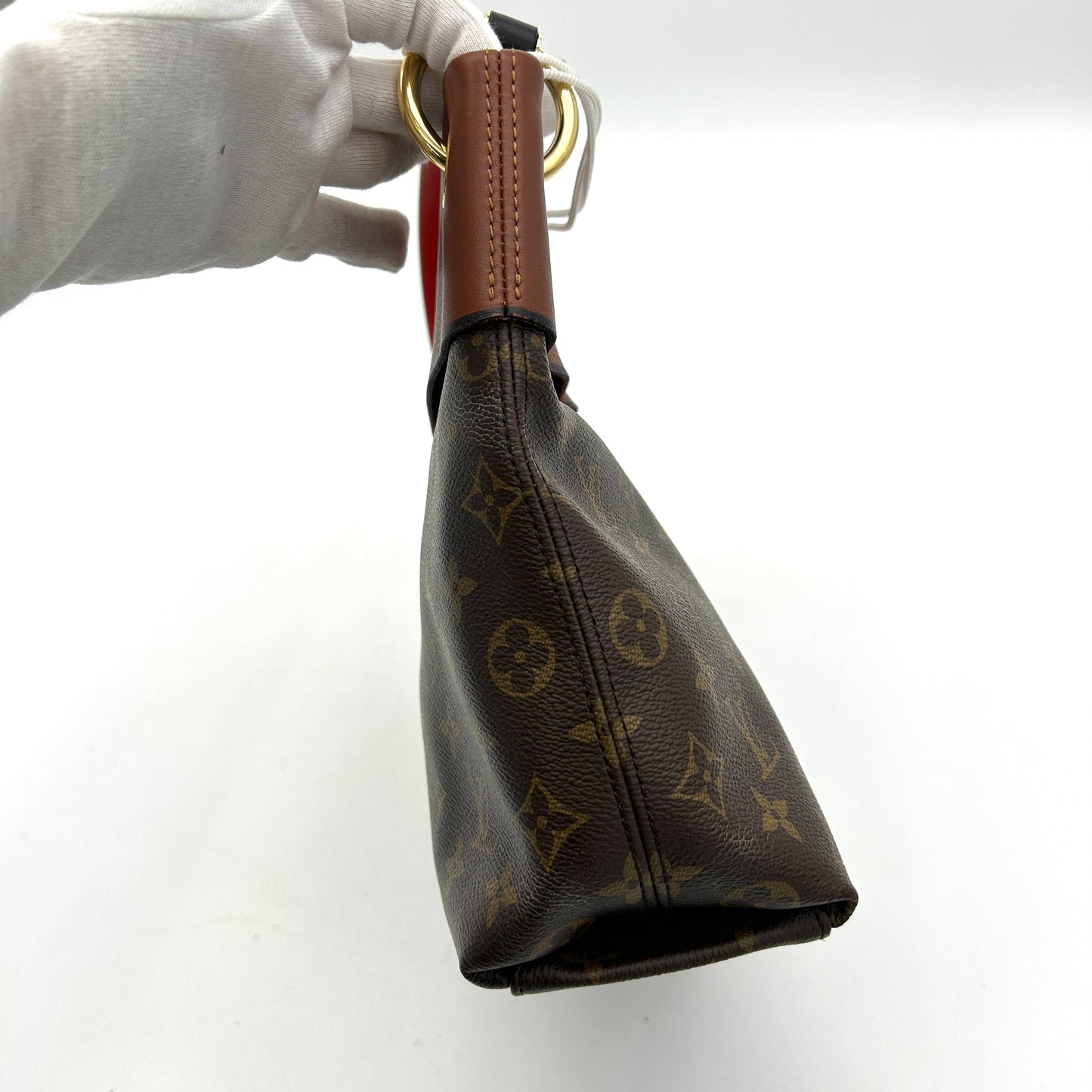 Louis Vuitton Monogram Tuileries Besace Caramel Rouge LA20228