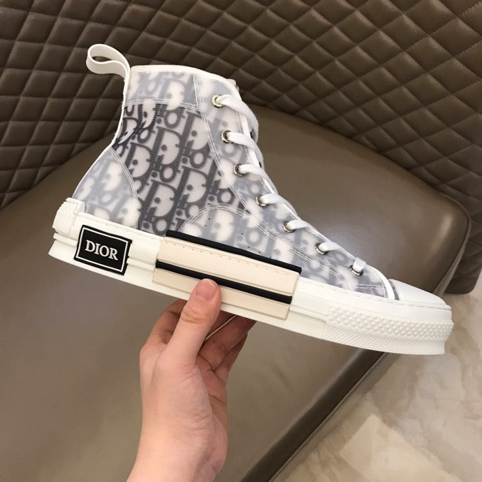 GLM - DIR B23 Black and White HIGH-TOP SNEAKER