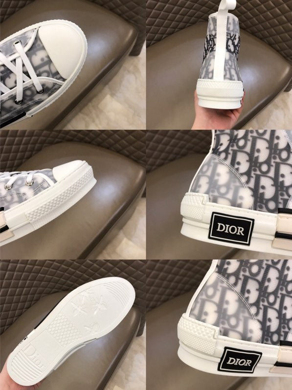 GLM - DIR B23 Black and White HIGH-TOP SNEAKER