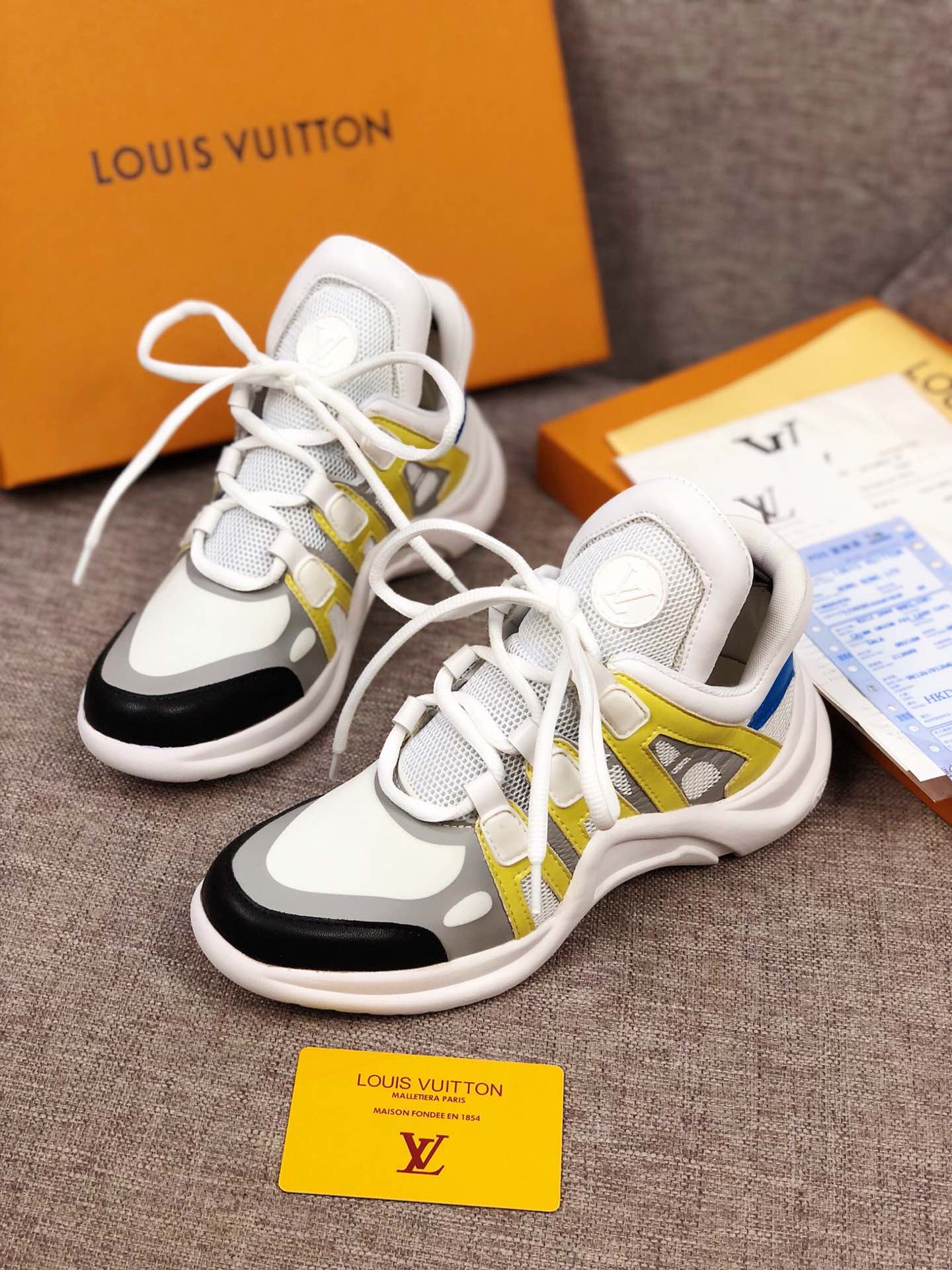 GLM - LUV Archlight Brown Black Yellow Sneaker