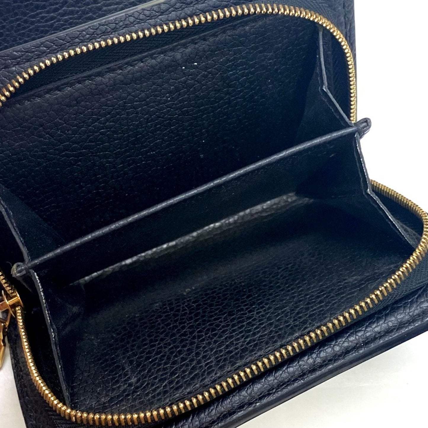 Louis Vuitton Compact Zip  Leather Wallet  ()