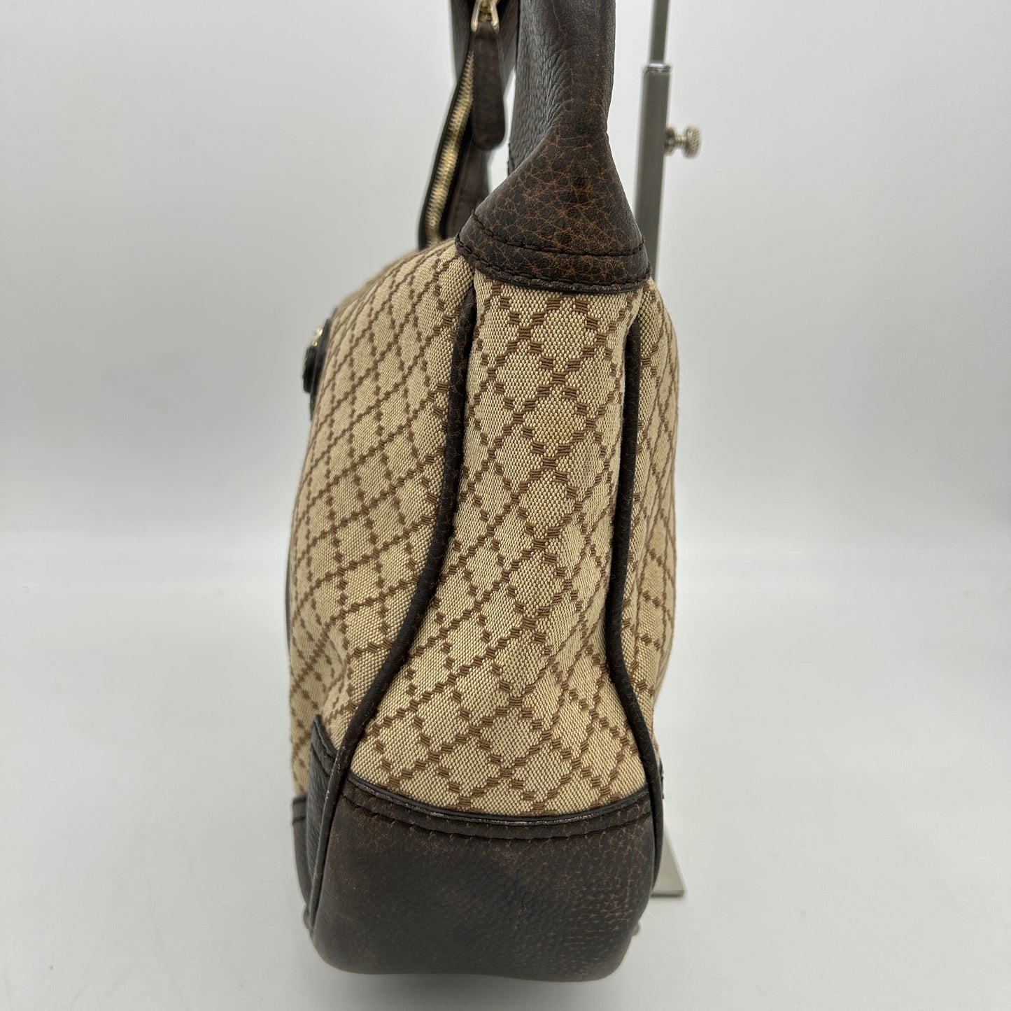 Gucci Catherine Brown Cloth Handbag