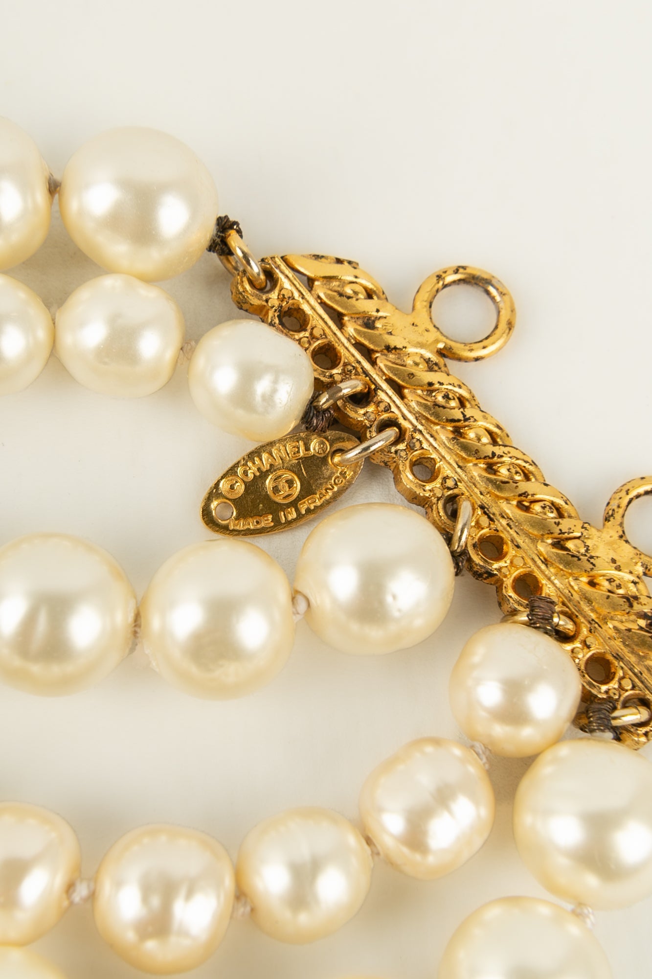 Bracelet de perles nacrÃƒÆ’Ã‚Â©es Chanel
