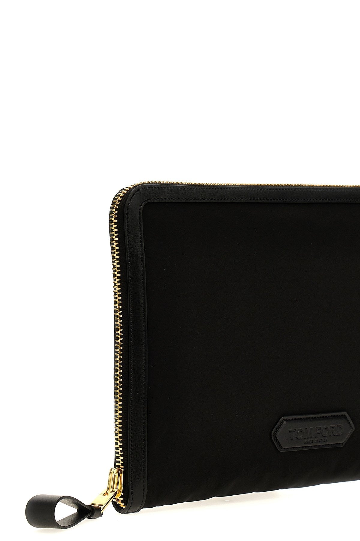 Tom Ford Men Logo Nylon Clutch