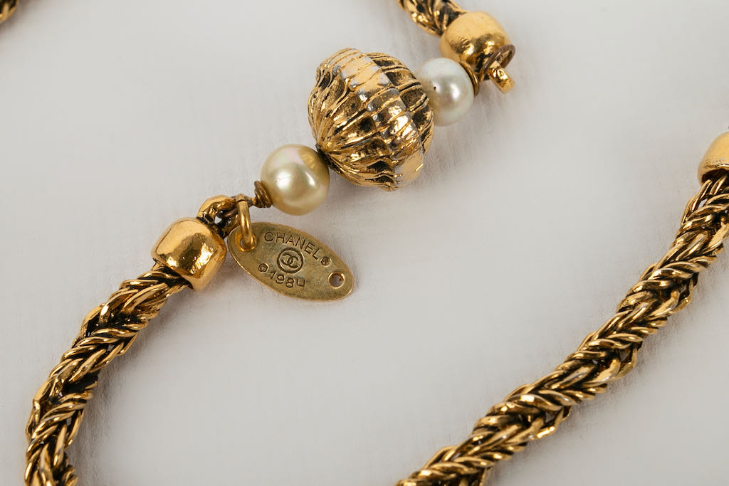 Collier dorÃƒÆ’Ã‚Â© Chanel 1984